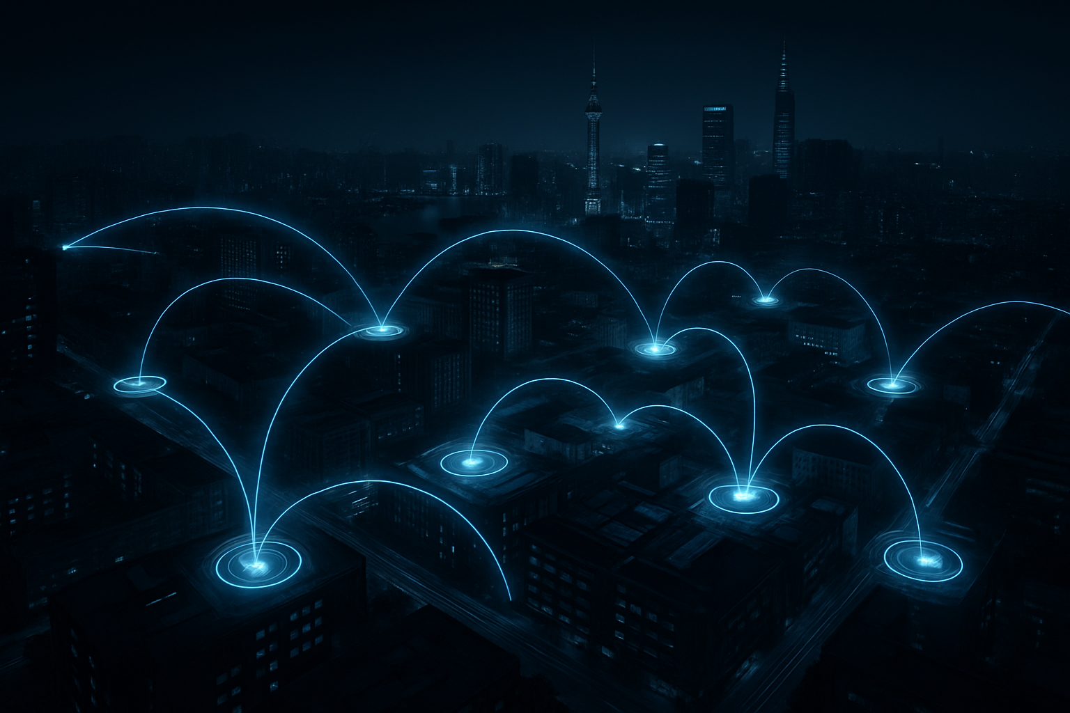 智慧园区俯瞰图